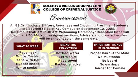kolehiyo ng lungsod ng lipa courses offered|UPLB .